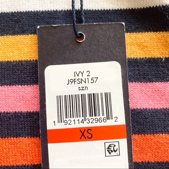 🌸New🌸 Tommy Hilfiger V-neck Striped Sweater XS - Picture 7 of 7